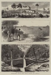 Croquis de la côte ouest de l